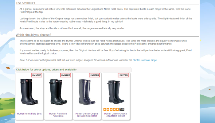 hunter boots uk website